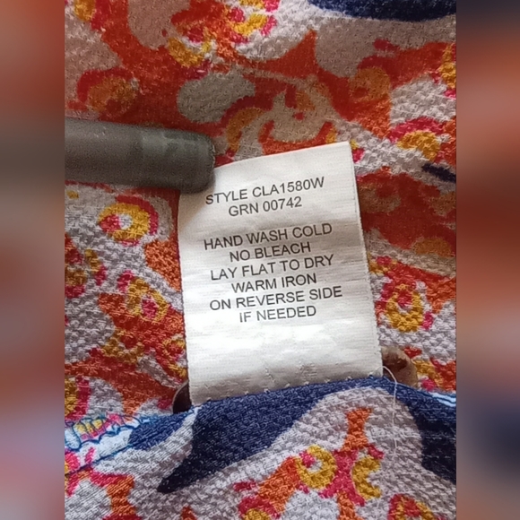 Fig And Flower Patchwork Anthropologie Top - Picture 8 of 10